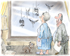 Vogelgrippe (small) Cartoon: Vogelgrippe (small) by Ritter-Cartoons tagged vogelgrippe,kraniche,vogelsterben,ritter,cartoons,pressekarikatur,berthold,karikatur,pressezeichnung