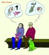 Cartoon: Angst beim Tierarzt (small) by armella tagged tierarzt,comic