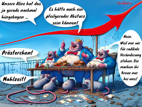 Cartoon: Gerade noch so hingebogen (medium) by MorituruS tagged afd,deutschland,rechtspopulisten,alice,weidel,rechtpopulistisch,rechtspopulismus,partei,vorwürfe,vettern,nepotismus,vetternwirtschaft,immer,mehr,fälle,bekannt,beschäftigung,von,familienmitgliedern,tino,chrupalla,familiäre,verflechtungen,landtagsabgeordnete,remigration,recht,und,ordnung,selstbedienung,oligarchie,demokratie,autokratie,cartoon,karikatur,moriturus