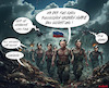 Cartoon: Der Fuß des Russen kommt! (small) by MorituruS tagged wladimir,putin,ukraine,krieg,fortführen,wolodymyr,selenskyj,russischer,machthaber,ukrainische,fuß,soldat,russisches,ansprache,kiew,angriffkrieg,moskau,abfangdrohnen,angriffe,shahed,drohnen,sumy,pufferzone,russische,grenzregion,kursk,wirtschaftsgipfel,st,petersburg,cartoon,karikatur,moriturus