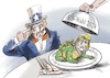 Cartoon: US-Wahl 2024 (small) by Rudissketchbook tagged usa,wahl,2024,präsident,donald,trump,biden,uncle,sam,kröte,schlucken,präsidentschaftswahl,repuplikaner