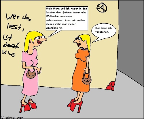 Cartoon: Urlaubswünsche... (medium) by Sven1978 tagged urlaubswünsche,reisen,urlaub,ferien,erholung,gesellschaft,frauen
