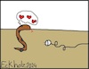 Cartoon: Ohne Worte (small) by Sven1978 tagged schlange,kabel,verliebt,liebe