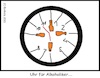 Cartoon: Uhr für Alkoholiker... (small) by Sven1978 tagged alkoholsucht,abhängigkeit,uhr