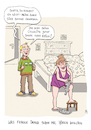 Cartoon: Cellulite (small) by Rebecca-Meyer tagged frau,mann,brille,strümpfe,vordergrund,hintergrund,cellulite,schatz,sehen,ausziehen,kleidung,schlafzimmer,alltag,beziehung,ironie,körper,realität,humor,selbstbild,ehrlichkeit,partnerschaft,morgenroutine,spiegelbild,nacktheit,kommentar