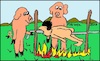 Cartoon: Die Revanche... (small) by Stiftewürger tagged schweine,revanche
