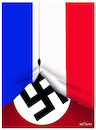 Cartoon: France uncovered (small) by Avilarte tagged francia,france,genocidio,election,ultraderecha