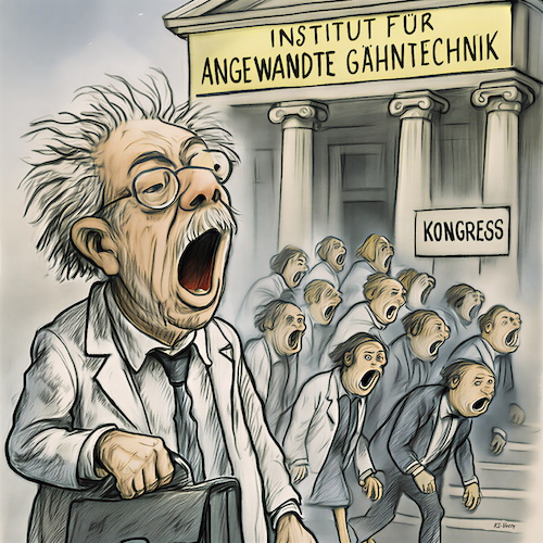 Cartoon: Gähntechnik (medium) by KI-Vossy tagged gene,gen,gentechnik,gähnen,gähntechnik,wortspiel,wortspiele,klamauk,gene,gen,gentechnik,gähnen,gähntechnik,wortspiel,wortspiele,klamauk