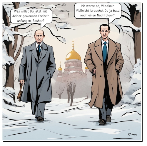 Cartoon: Moskauer Winter (medium) by A Human tagged syrien,assad,putin,moskau,russland,kreml,usa,krieg,waffen,bürgerkrieg,dollar,blut,diktator,diktaturen,damaskus,syrien,assad,putin,moskau,russland,kreml,usa,krieg,waffen,bürgerkrieg,dollar,blut,diktator,diktaturen,damaskus