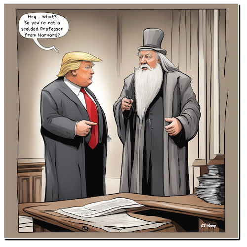 Cartoon: No brain - No drain (medium) by A Human tagged harvard,trump,usa,bildung,obama,präsident,wissenschaft,brain,drain,talente,hochschulen,universitäten,university,president,education,tax,no,harvard,trump,usa,bildung,obama,präsident,wissenschaft,brain,drain,talente,hochschulen,universitäten,university,president,education,tax