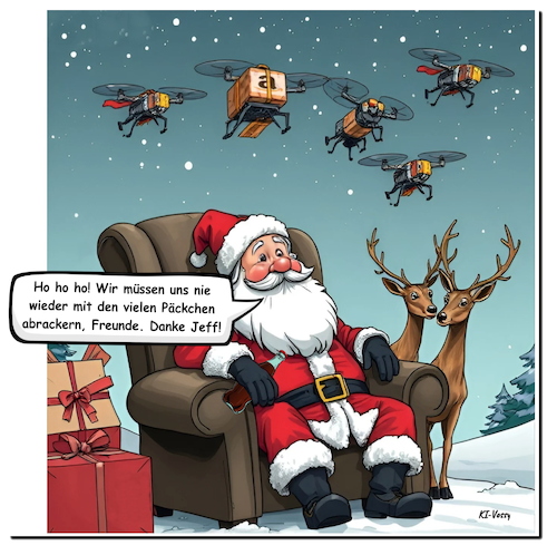 Cartoon: Santa Jeff (medium) by A Human tagged amazon,bezos,drohnen,weihnachten,weihnachtsmann,onlinehandel,pakete,kep,päckchen,weihnachtspakete,dezember,iwd,köln,einzelhandel,weihnachtsgeschäft,paketdienste,deutschland,wachstum,amazon,bezos,drohnen,weihnachten,weihnachtsmann,onlinehandel,pakete,kep,päckchen,weihnachtspakete,dezember,iwd,köln,einzelhandel,weihnachtsgeschäft,paketdienste,deutschland,wachstum