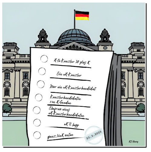 Cartoon: Stimmenfang (medium) by A Human tagged demokratie,wahlen,bundestagswahl,politik,cdu,spd,grüne,afd,bsw,fdp,linke,stimmzettel,wahlzettel,briefwahl,deutschland,demokratie,wahlen,bundestagswahl,politik,cdu,spd,grüne,afd,bsw,fdp,linke,stimmzettel,wahlzettel,briefwahl,deutschland