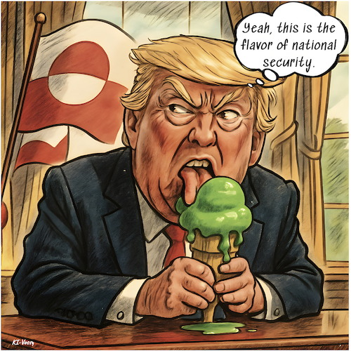 Cartoon: Tasteless (medium) by KI-Vossy tagged usa,president,trump,potus,greenland,national,security,russia,china,island,denmark,präsident,grönland,dänemark,russland,insel,nationale,sicherheit,nato,eu,europa,gewalt,military,force,usa,president,trump,potus,greenland,national,security,russia,china,island,denmark,präsident,grönland,dänemark,russland,insel,nationale,sicherheit,nato,eu,europa,gewalt,military,force