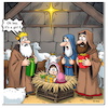 Cartoon: Jessica (small) by A Human tagged bethlehem,jesus,glauben,weihnachten,advent,christmas,jessica,xmas,star,krippe,crib,kings,holy,presents,boy,girl,stable