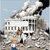 Cartoon: Melanias Office (small) by A Human tagged trump,office,melania,ballroom,whitehouse,washington,bulldozer,bulldozers,east,wing,white,house,president,history,historian,america,usa,american,republican,republicans,rubble,first,lady,ladies,women,woman,movement,letter,letters,putin,flotus