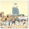 Cartoon: The new Gaza (small) by A Human tagged peace,palastine,trump,gaza,usa,israel,netanjahu,war,tourism