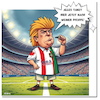 Cartoon: World Cup Donni (small) by A Human tagged trump,usa,infantino,fifa,fußball,england,kanada,mexiko,deutschland,chatgpt,perplexity,ki,ai,wembley,endspiel