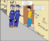 Cartoon: Trickbetrüger gesucht... (small) by Kruscha1978 tagged polizisten,trickbetrüger,männer,gesellschaft,missverständnis,räuber,gendarm,kriminalität,betrüger,betrug