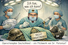Cartoon: Dr. Pistorius im OP (small) by ArtyFicial tagged deutschland,bundeswehr,operationsplan,krank,nicht,einsatzbereit,angeschlagen,marode,kampfunfähig,kriegstüchtig,kriegsuntüchtig,bedingt,abwehrbereit,wehrdienst,wehrdienstpflicht,op,operationssaal,operation,flickwerk,aufrüstung,ausrüstung