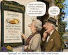 Cartoon: Spargelzeit 2 (small) by ArtyFicial tagged spargel,spargelzeit,preise,gepfeffert,teuer,schnitzel,restaurant,lokal,ausflug,luxus,paar,ehepaar,konservativ,klassisch,rentner,alter,gastronomie,essen,appetit