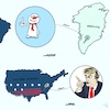 Cartoon: Map Conflict (small) by siralha tagged new,conflict