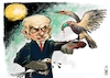 Cartoon: El cazador (small) by Mongo tagged gaza