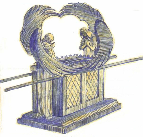 Cartoon: Ark of the Covenant - 2001 (medium) by Aiko tagged moses,ark