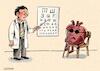 Cartoon: Love is Blind (small) by Ahmad Qaddura tagged love
