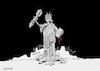 Cartoon: Stop funding Israel (small) by Ahmad Qaddura tagged statue,of,liberty