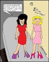 Cartoon: Erziehungsurlaub... (small) by Spacko tagged schottenrock,frauen,urlau,ehe,reisen,gesellschaft,erziehung,männer