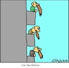 Cartoon: Das Spuckhaus... (small) by Kritzeltonne tagged spuckhaus,spucken,kotzen,erbrechen,wortspiel,sprache