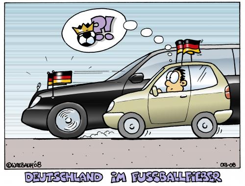 Cartoon: Fußballfieber (medium) by Rovey tagged fußball,europameisterschaft,em,2008,fans,deutschland,deutsch,limousine,autos,socker,germany,kicker,sport,sommer,mercedes,fußball,europameisterschaft,fußballfieber,fieber,männer,em,2008,fans,deutschland,deutsch,limousine,auto,sport,sommer,mercedes