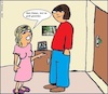 Cartoon: Der große Kleine... (small) by Wutkritzler78 tagged groß,klein,sohn,mutter,mann,mutti,mutterliebe,kinder,familie