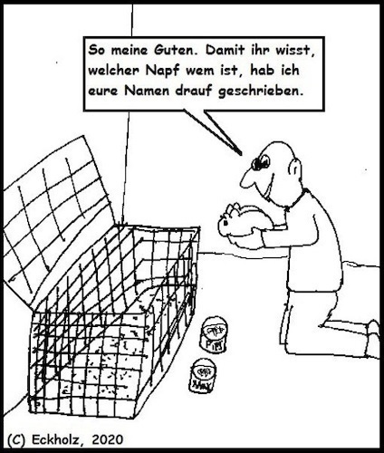 Cartoon: Kleintierfütterung... (medium) by Stiftquäler78 tagged kleintierfütterung,tiere,mensch,meerschweinchen,gesellschaft,tiernahrung,haustiere,liebe,tierliebe,tierhaltung,mann