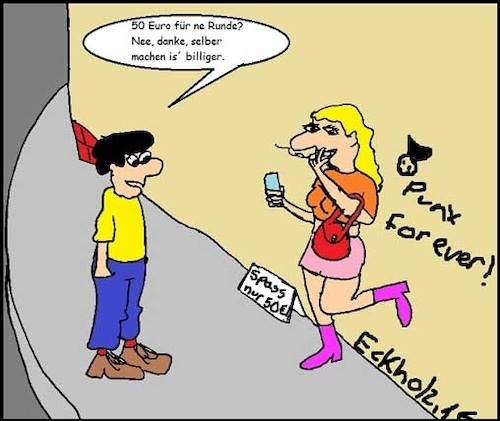 Cartoon: Teurer Spaß... (medium) by Kritzelhonk tagged spaß,teuer,prostituierte,rotlicht,prostition,liebe,erotik,frau,mann,gesellschaft