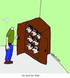 Cartoon: Die Qual der Wahl... (small) by Kritzelhonk tagged kopf,köpfe,wahl,qual,sprichwort,mann,redensart,idiom,sprache
