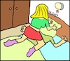 Psycho-Mädchen 1 (small) Cartoon: Psycho-Mädchen 1 (small) by Kritzelhonk tagged mädchen,frau,kissen,ersticken,mord,hass,gewalt,horror,bett,angriff,attacke,heimtücke,mann,opfer