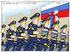 Cartoon: 9 May parade (small) by Kik tagged russia,russland,parade,army,armee,tanks,tank,war,murder,soldier