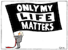 Cartoon: Only Trumps Life Matters (small) by Kik tagged trump,blacklifematters,usa,unitedstatesofamerica,america,blm