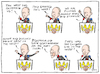 Cartoon: Putins speech (small) by Kik tagged putin,russia,moscow,war,krieg,ukraine,kiiv,west
