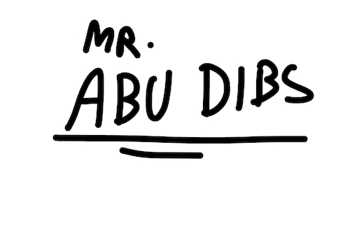 Cartoon: abo dibs (medium) by Mousawi tagged cartoon
