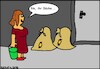 Cartoon: Na ihr Säcke... (small) by Mr Speck tagged säcke,frau,tiefgang,sprache