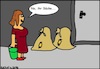 Cartoon: Na ihr Säcke... (small) by Mr Speck tagged säcke,frau,tiefgang,sprache
