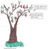 Cartoon: Zum Obst machen... (small) by Mr Speck tagged obst,baum,äpfel,rot,hängen,früchte,apfelbaum,pflanzen,natur