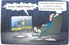 Cartoon: Held im Sport (small) by Bernd Eisert tagged fußball,held,übertreibung,zuschauer,sport,übertragung,fernseher