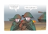 Cartoon: Waffenruhe (small) by Bernd Eisert tagged krieg,frieden,waffenruhe,soldat,krise,brüchig,kampf
