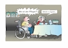 Cartoon: Wieder in Syrien... (small) by Bernd Eisert tagged altenheim,pfleger,ausländer,heimreise,lösung,alte