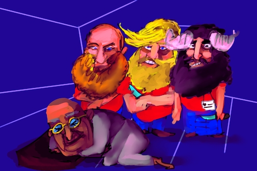 Cartoon: T.N.T NEWS (medium) by MUSAWI tagged cartoon