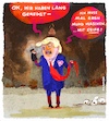 Cartoon: Herr Redeviel (small) by omoko tagged herr,präsident,donald,trump,fake,verhandlungen,kriegsziele,iran,golfkrieg,bomben,weltkrieg,mullah,handpuppe,einbildung,realitätsverlust,lüge,psychopath,sociopath,lügner,diktator,pest,cholera,ende,drohen,völkerrecht,ignoranz,omoko
