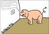 Cartoon: Rückzug... (small) by Klops tagged schwein,vorwurf,psychologie,psychiatrie,gesellschaft,rückzug,sozialphobie,tiere,steckdose